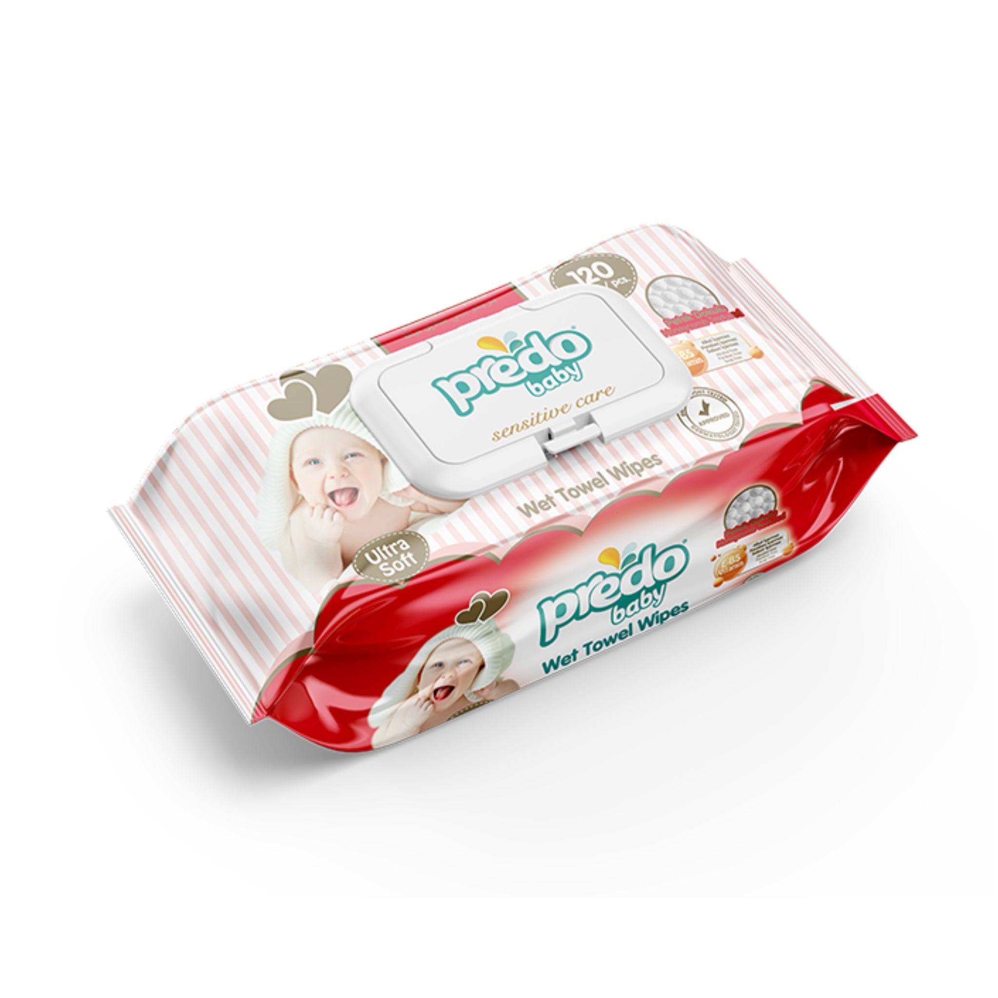 Șervețele Umede pentru Bebeluși Predo Baby Sensitive Care 120 buc.